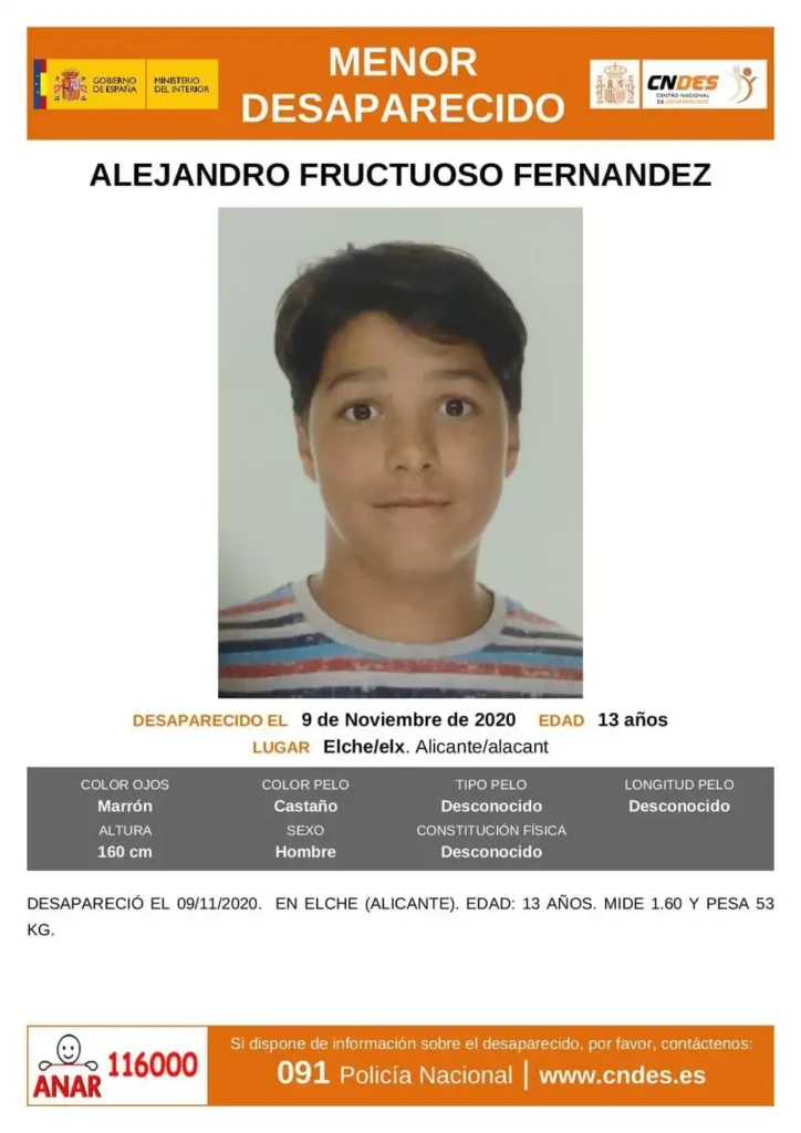 Buscan a menor desaparecido en Vilasantar: Daoud Bachir Cobos, 17 años