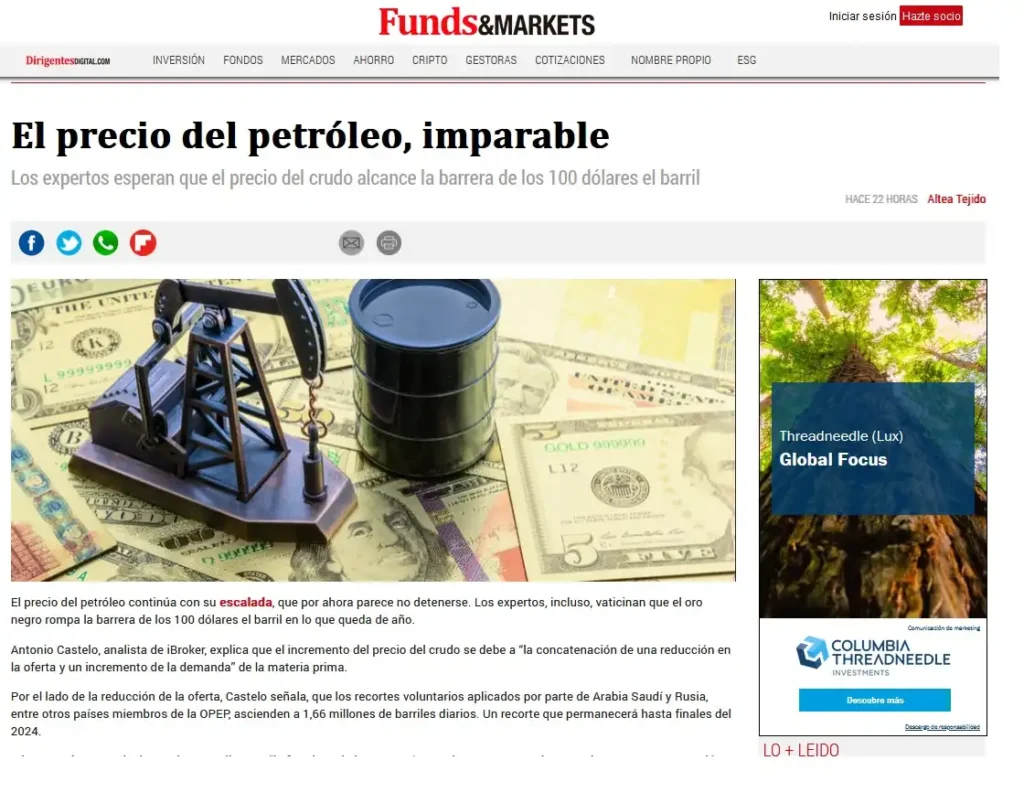 ¿Por qué el precio del petróleo sube a 95 dólares el barril en 2026?