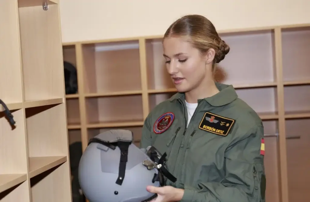 Princesa Leonor F-5 vuelo instrucción Ejército del Aire