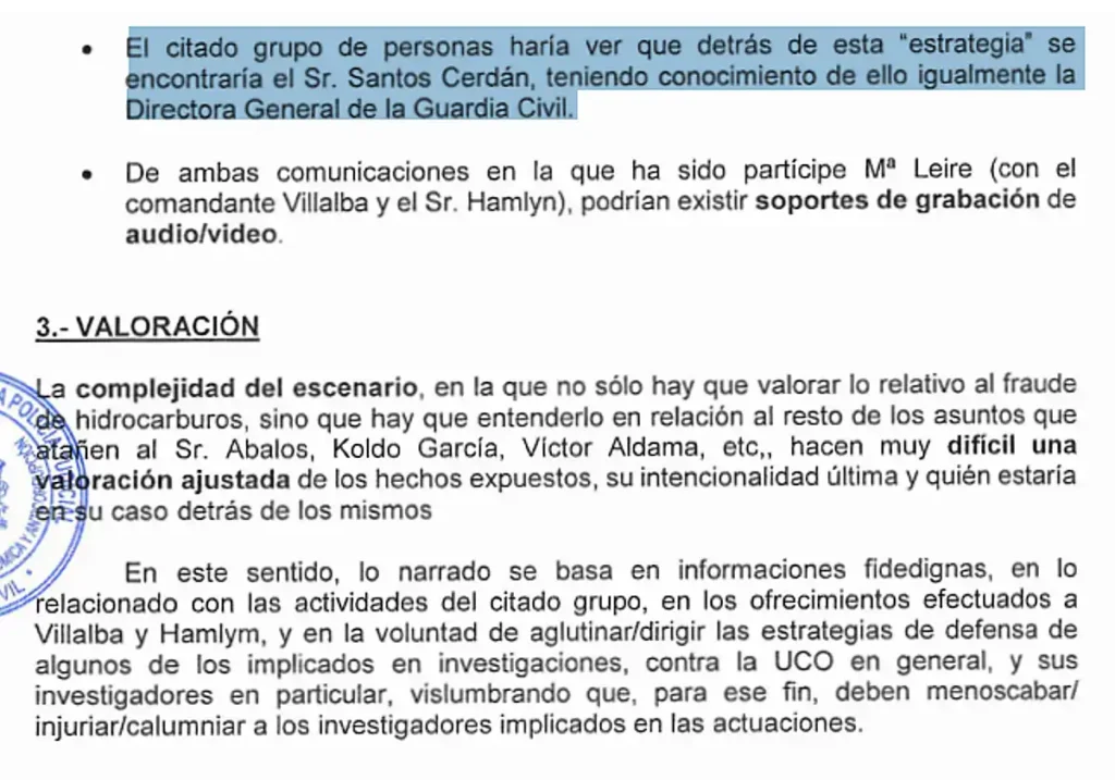 Cloacas del PSOE: ¿Qué sabía la directora de la Guardia Civil sobre la campaña contra la UCO?