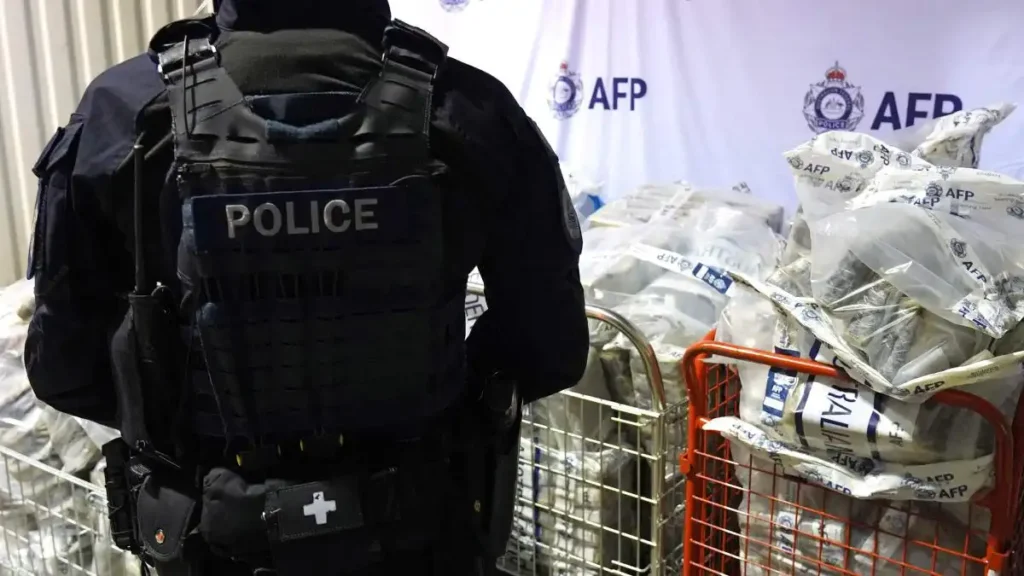 Incautación de 2,7 toneladas de cocaína en Australia: el mayor golpe al narcotráfico de la historia del país