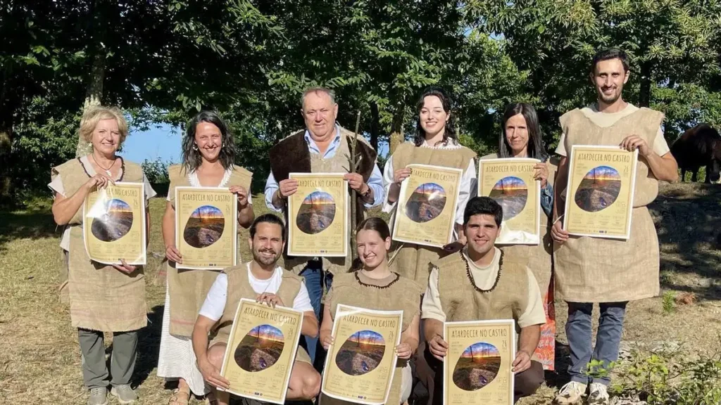 Atardecer no Castro Vilaño 2026: Festival Edad de Hierro en el Castro de Montes Claros