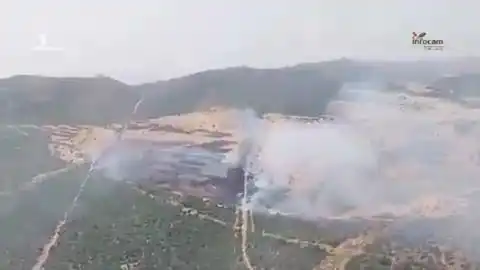 Incendio forestal Puertollano: herido grave en planta fotovoltaica