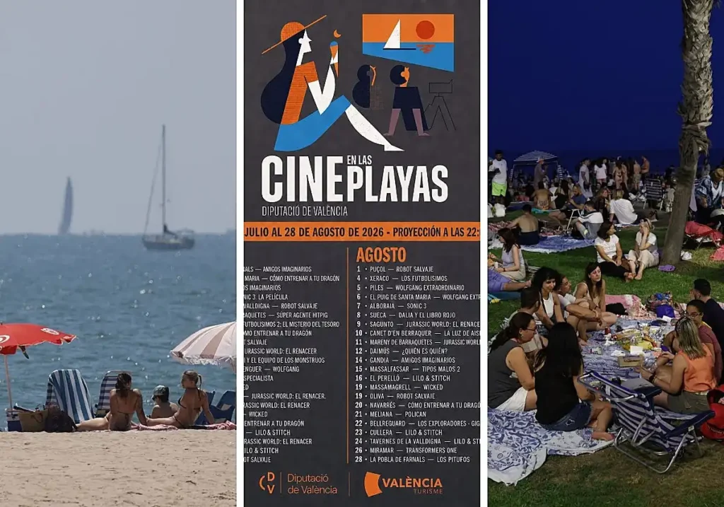 3 planes veraniegos en Valencia: un 42% más de afluencia en playas con bandera azul en julio 2026 vs. 2025
