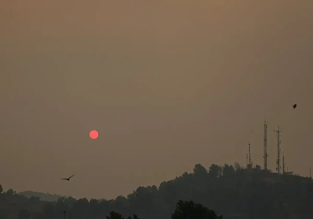 Protocolo contaminación Valencia: calima sahariana e incendios activan alerta ambiental